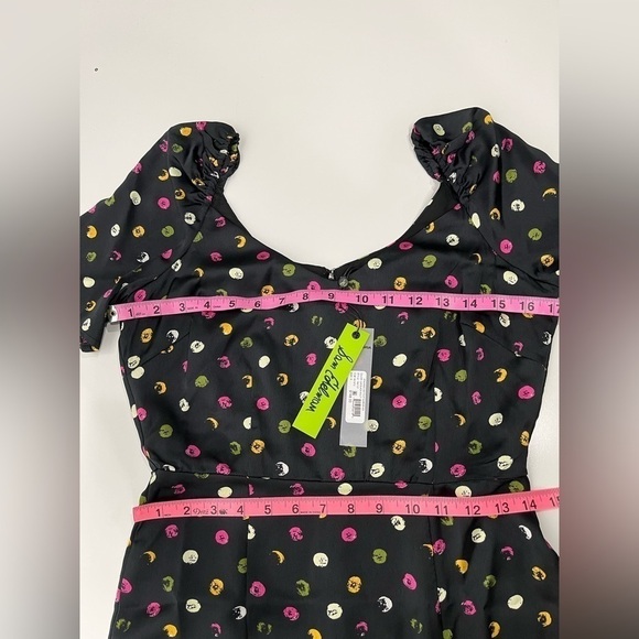 NWT Sam Edelman tossed floral print puff sleeve midi dress size 6 - Picture 7 of 10